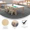 Flash Furniture 23.5 in W, 47.25 in L, 14.5 in H, Beechwood, Birch Plywood, Beech MK-ME088010-GG - alternate 9